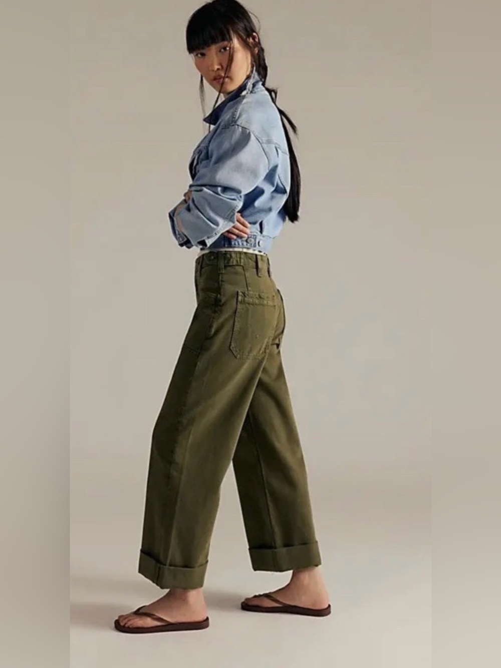 We The Free Palmer jeans - army green